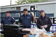 Firefighters Grilling