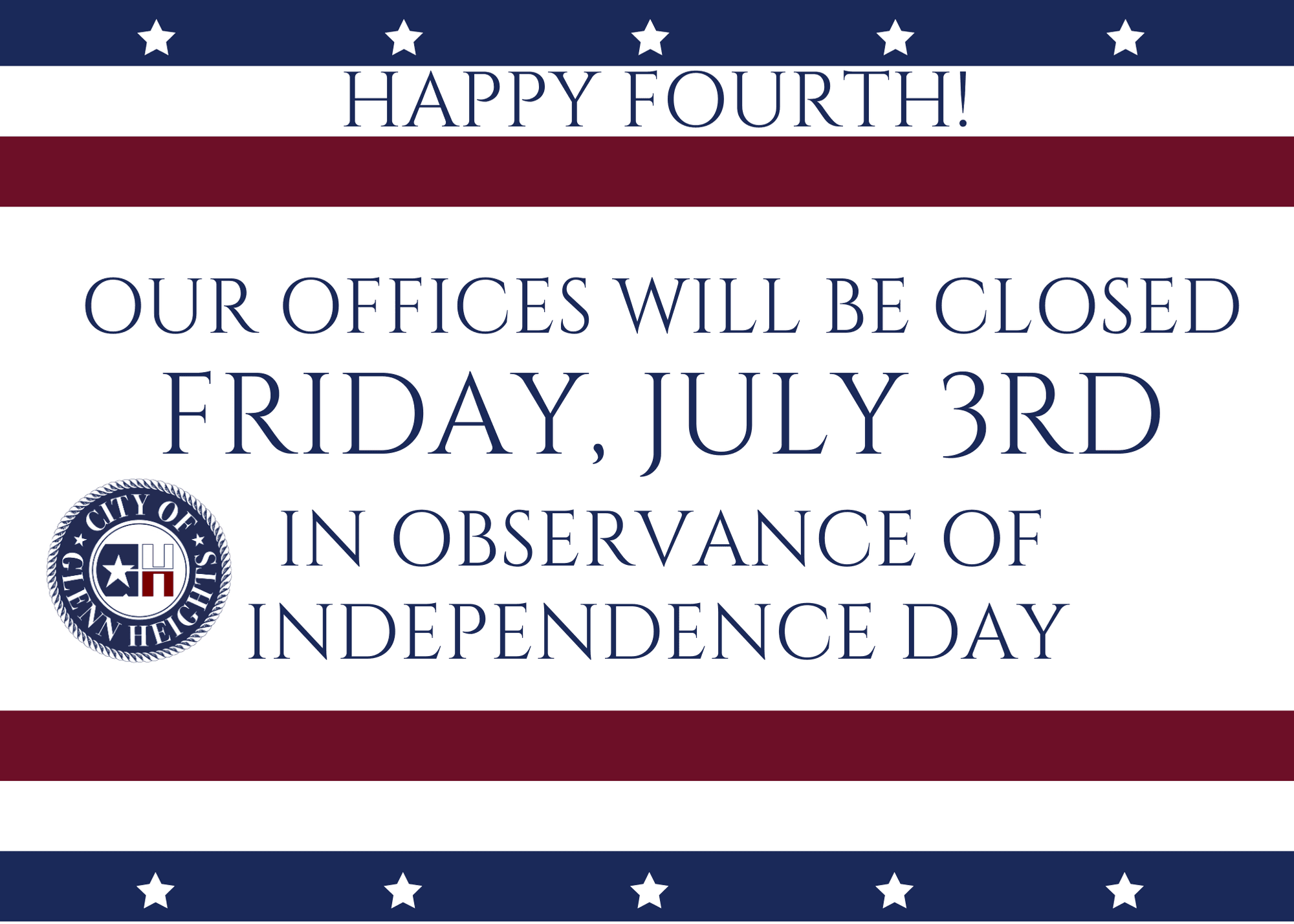 4th of July Bldg Post