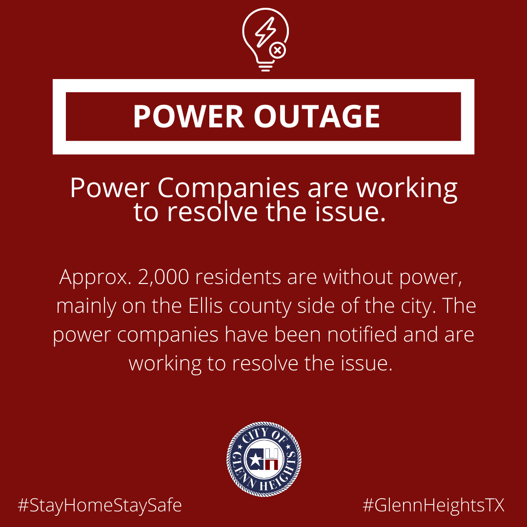August 16, 2020 Power Outage