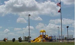 Yellow Playground in a Park