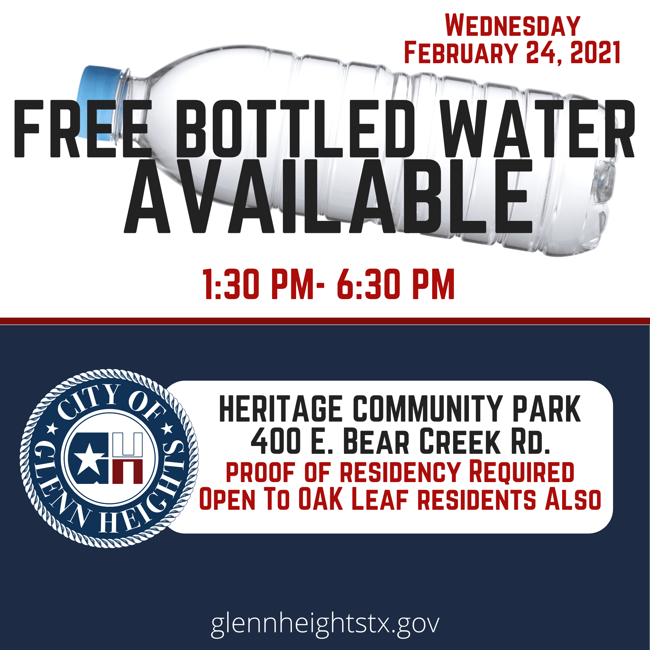 Water Distribution Alert 2.24.21
