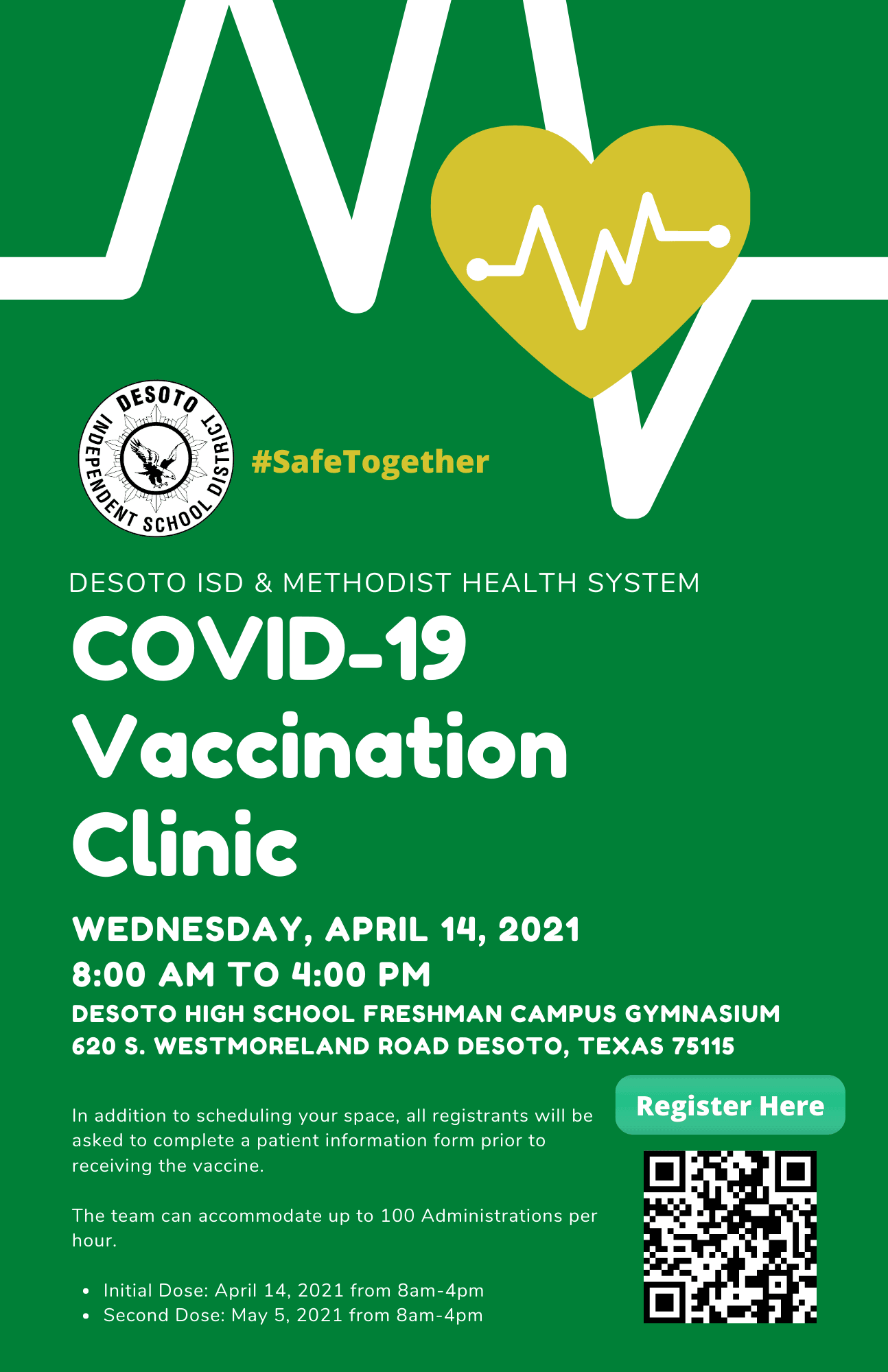 Covid  Vaccine Clinic- April 14 2021