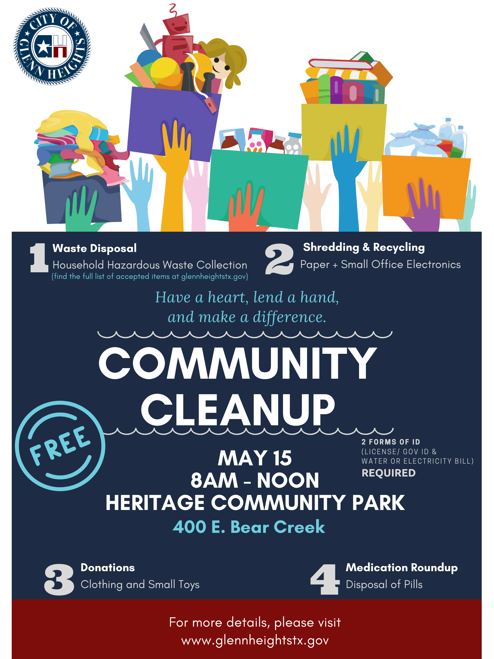 2021 Community Cleanup Flyer