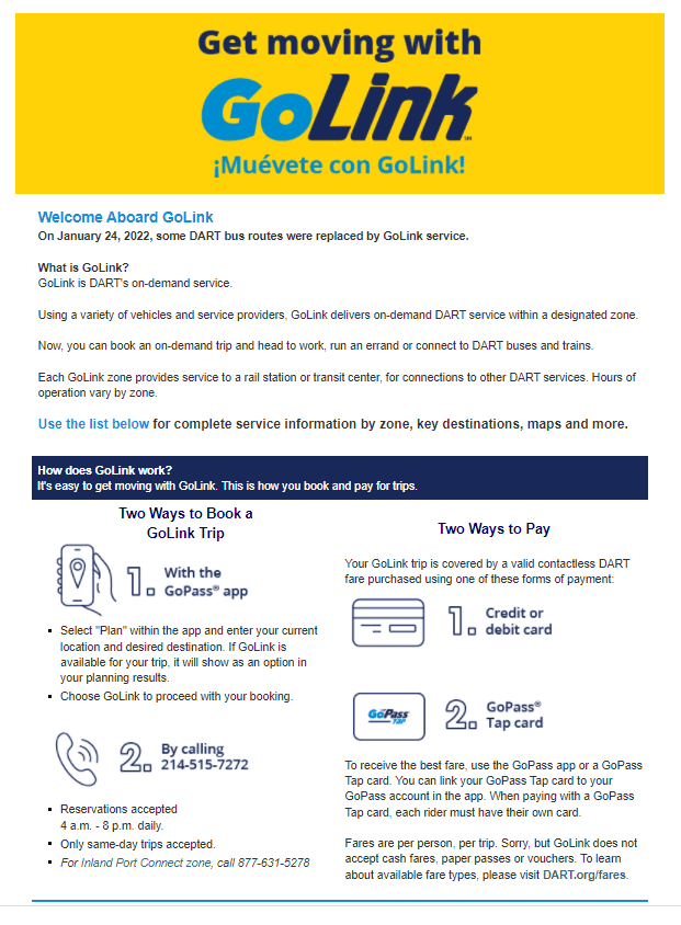 DART GoLink
