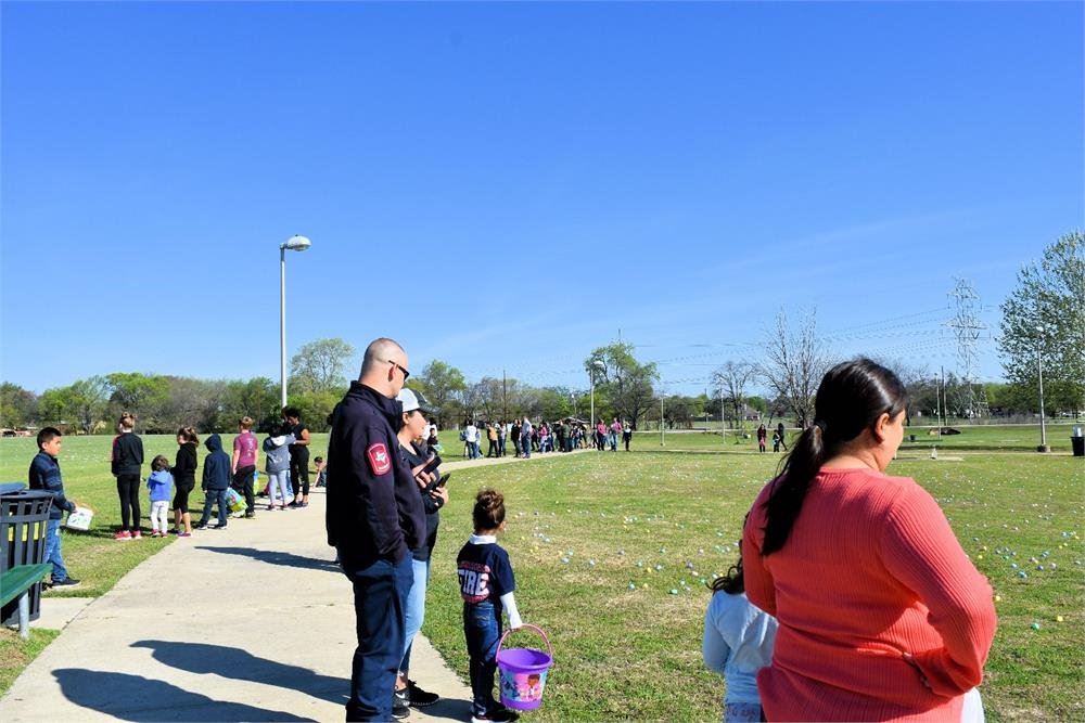 People Getting Ready to Hunt Eggs