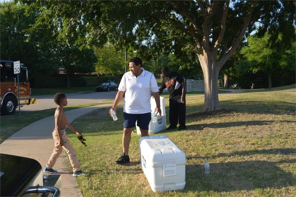 Citizens Getting Water