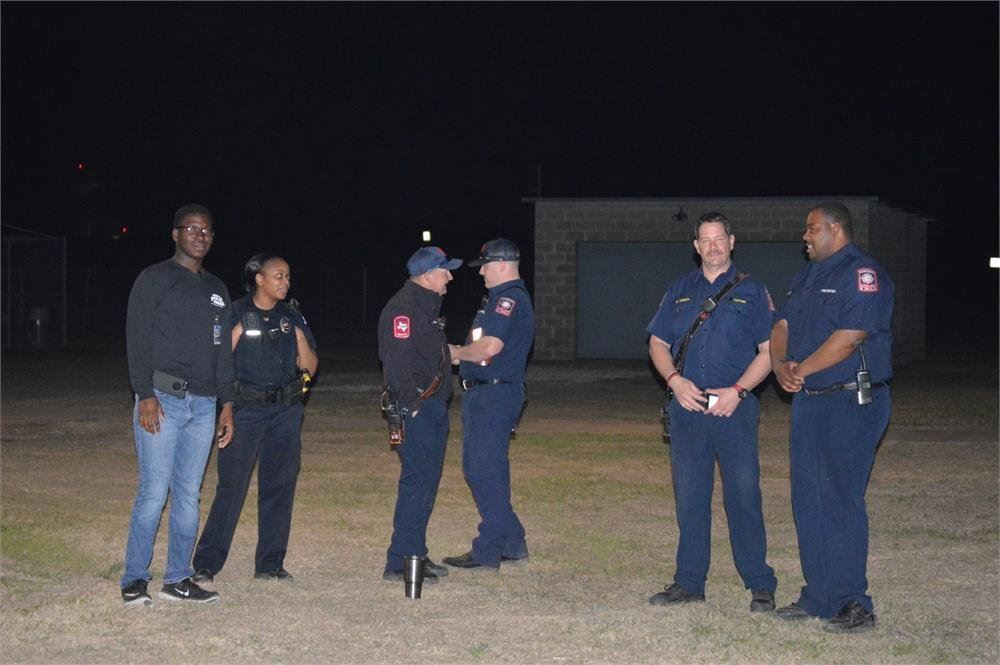 Firefighters Standing Together