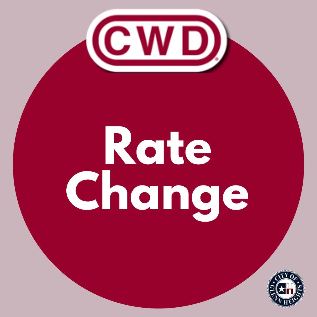 CWD rate change post