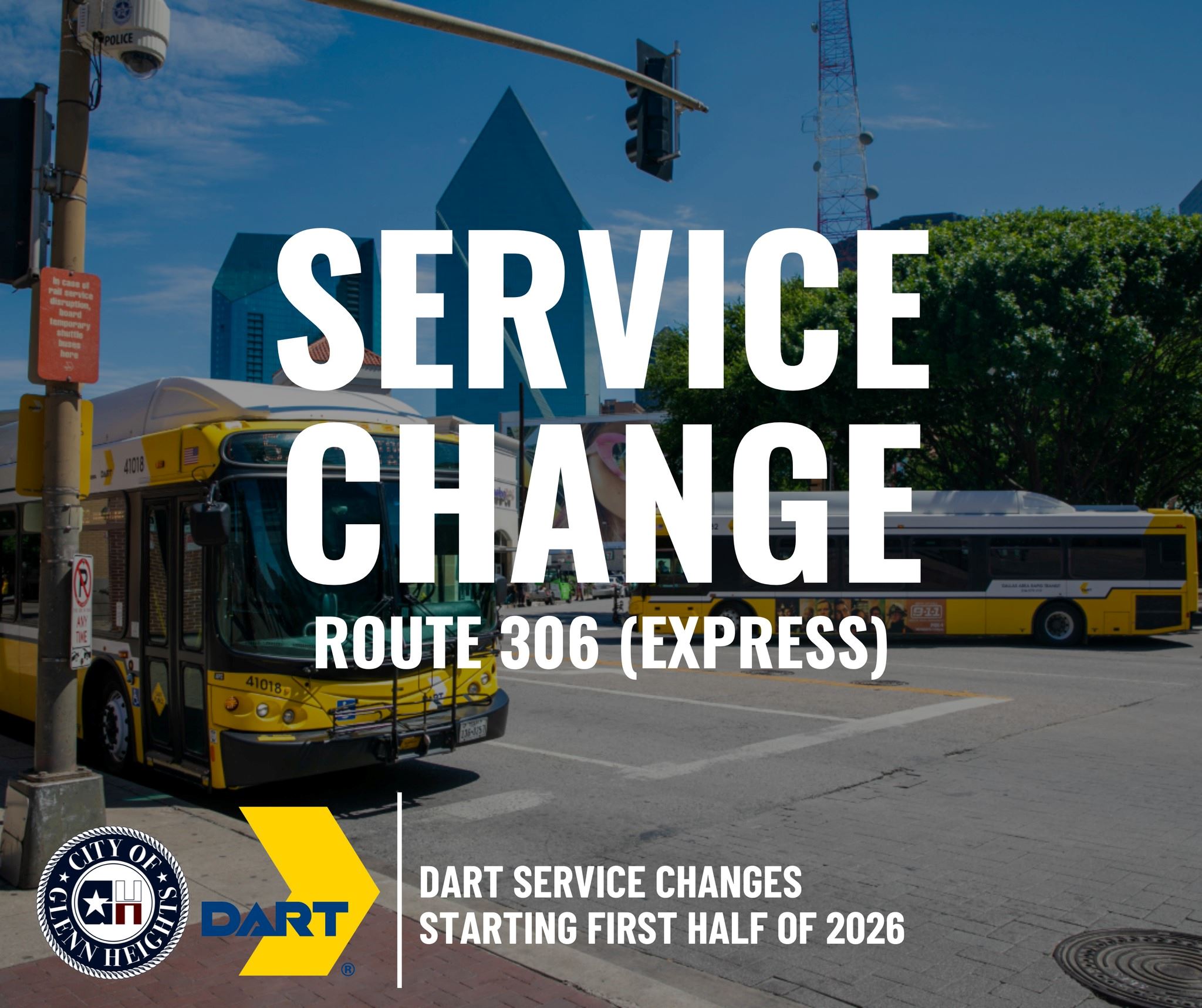 DART Service Change